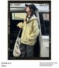 Girls' Alpaca Wool Fleece-Lined Jacket - Korean Casual Style, Hooded, Thick & Warm for Autumn/Winter