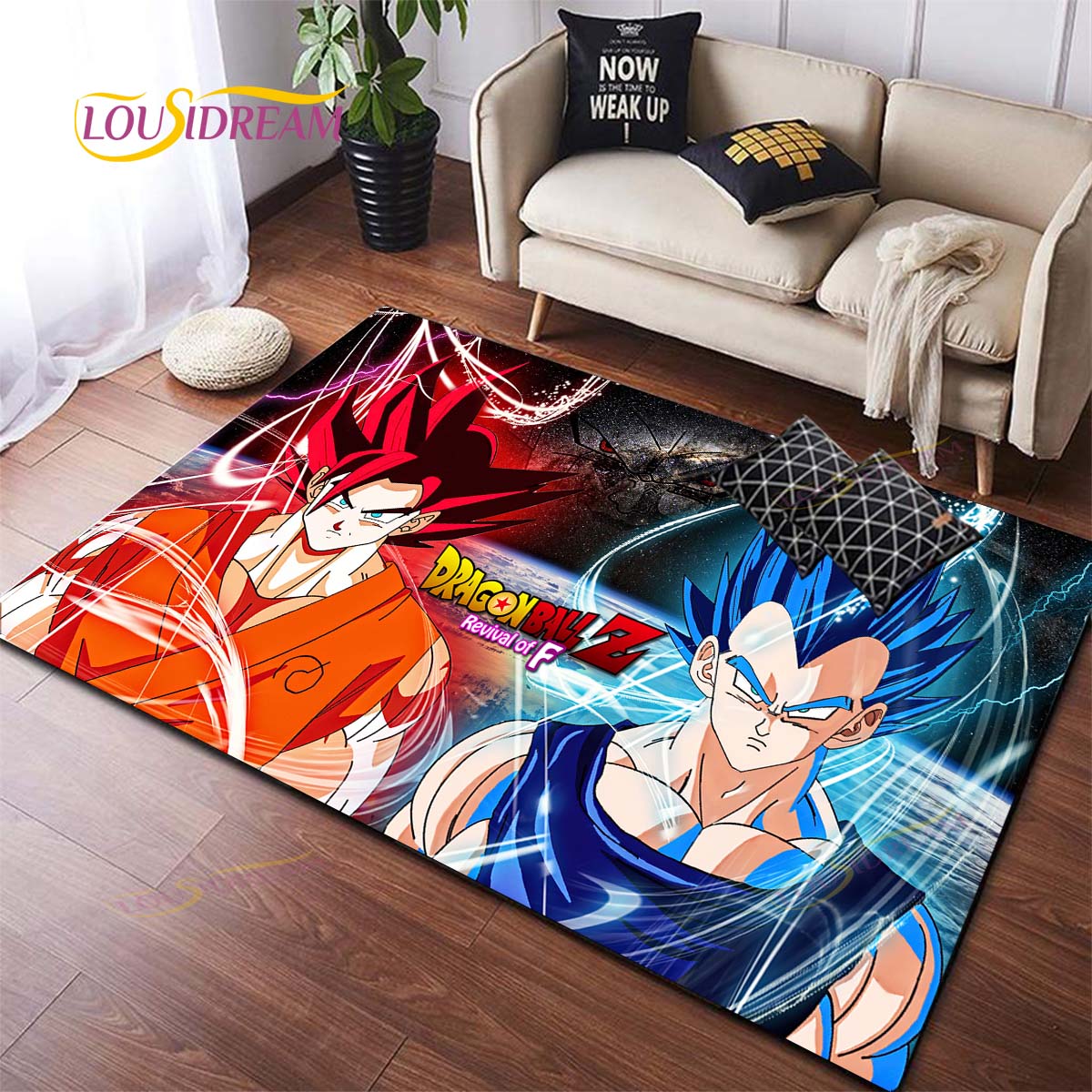 

Аниме Dragon Ball Z Гоку узор ковры гостиная противоскользящий коврик детские коврики для спальни коврик для йоги большой ковер декор