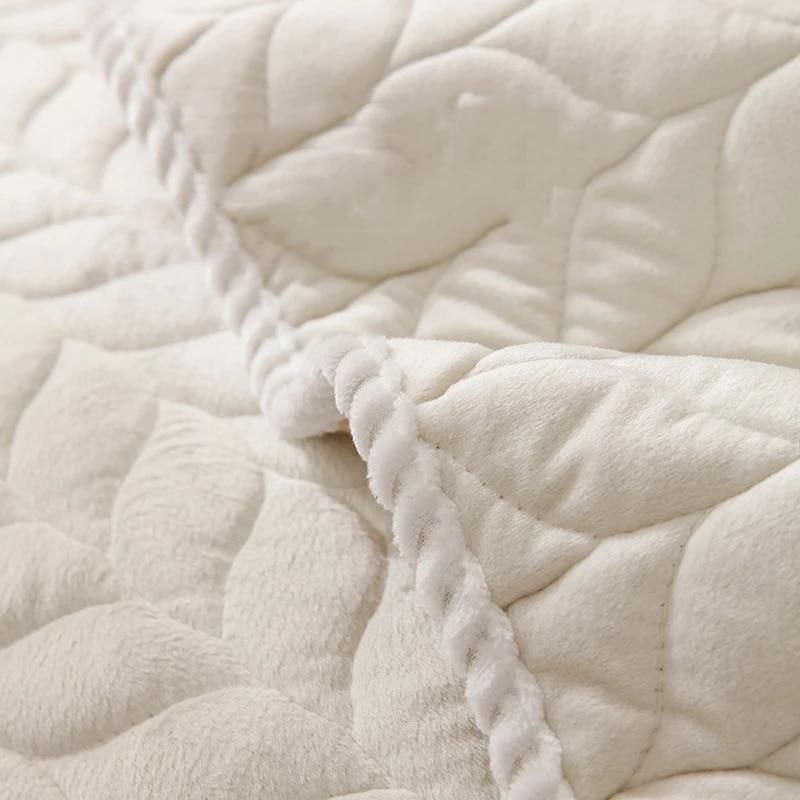 Husă de pernă de catifea pentru canapea, antiderapantă, îngroșată, universală pentru patru sezoane, husă de protecție pentru canapea de living, prosop de pluș pentru canapea, pernă