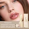 Luxury Gold Foil Color Changing Lipstick - Moisturizing Lip Balm With Carotene & Vitamin E, Long-Lasting Hydration Non-Sticky
