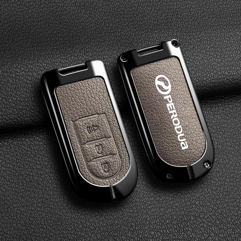Suitable for Beilu big key case Car PERODUA Toyota remote control car Key case to protect men and women Metal case