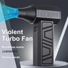 Portable Turbo Jet Blower High Pressure Electric Air Duster Type-C Rechargeable for Car Cleaning and Computer Dust Removal Tool