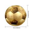 Ronaldo's Golden Ronaldo Celebration Size 5 Soccer Football Machine-Stitched Indoor/Outdoor Training and Matches Unique Gift for Soccer Lovers