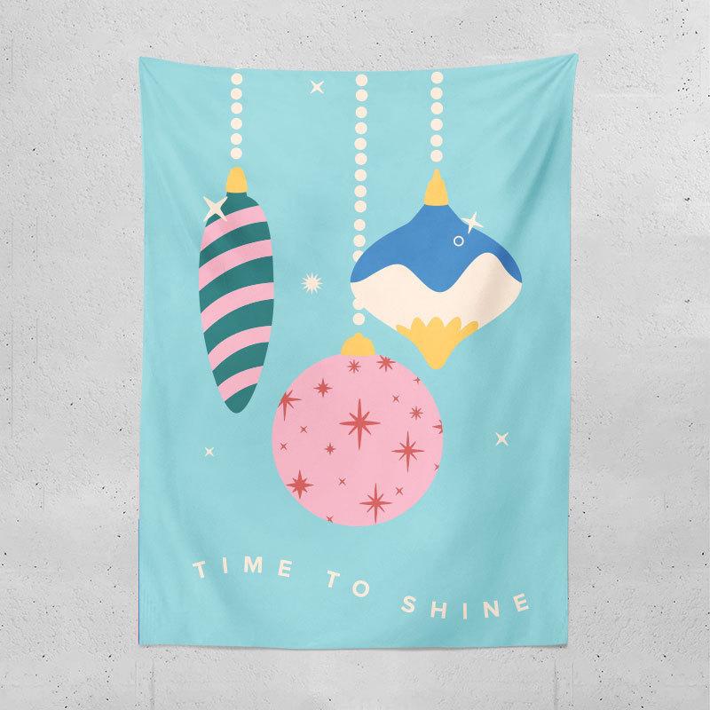 Cross-border Christmas Tree Tapestry Amazon Christmas Party Creative Background Cloth