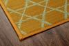 Ikehiko Rush Mat Kitchen 60 x Made in Japanese Modern Mat, Kagome, Approx. 180cm, Yellow, Japan, Non-Slip Processing, Simple, #8243630