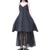 Summer Cotton Hem Yarn Pendulum Suspender Skirt Travel Dress Pure Cotton White Dress