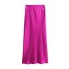 Za2024 Spring-Summer New Type Women's Sheath Skirt Long Dress Silk Satin Texture Midi Dress 1165054 401