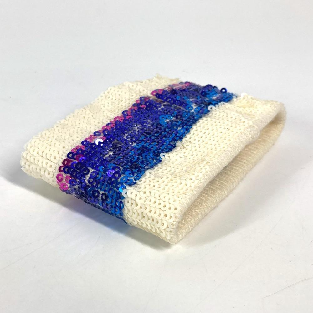 GUCCI Sequin Logo GG Headband & Wristband 3-piece set Accessories hair band