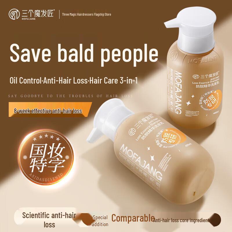 Three Hair Wizards Ginger Anti-Hair Loss Shampoo