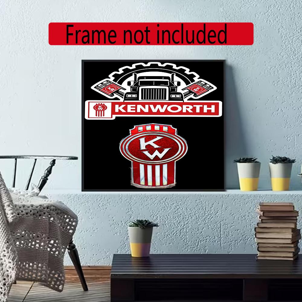 Kenworth 5D Round Diamond Painting Kit Diamond Embroidery Painting Rhinestones Mosaic Frameless Handwork Decoration Arts