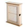 Key Cabinet with 6 Hooks Vintage Style Wooden Wall Furniture for Keys 20x6.5x26.5cm Wood