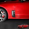 For Kia Stinger 2018- LHD/RHD Carbon Fiber Style Body Side Fender Vent Cover Trim Exterior Decor Car Styling Accessories