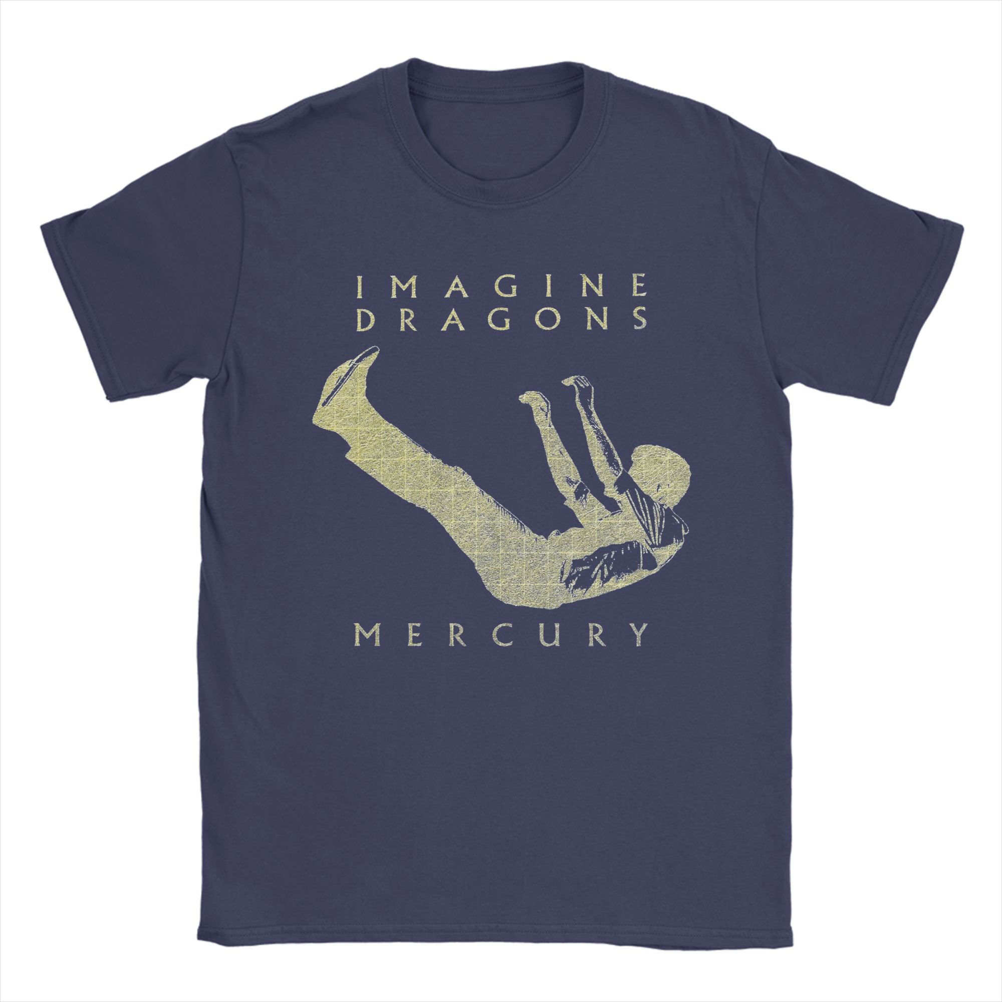 

Awesome Mercury Golden Imagine Dragons T-Shirts for Men Crewneck 100% Cotton T Shirts Short Sleeve Tee Shirt Plus Size Clothing 4XL