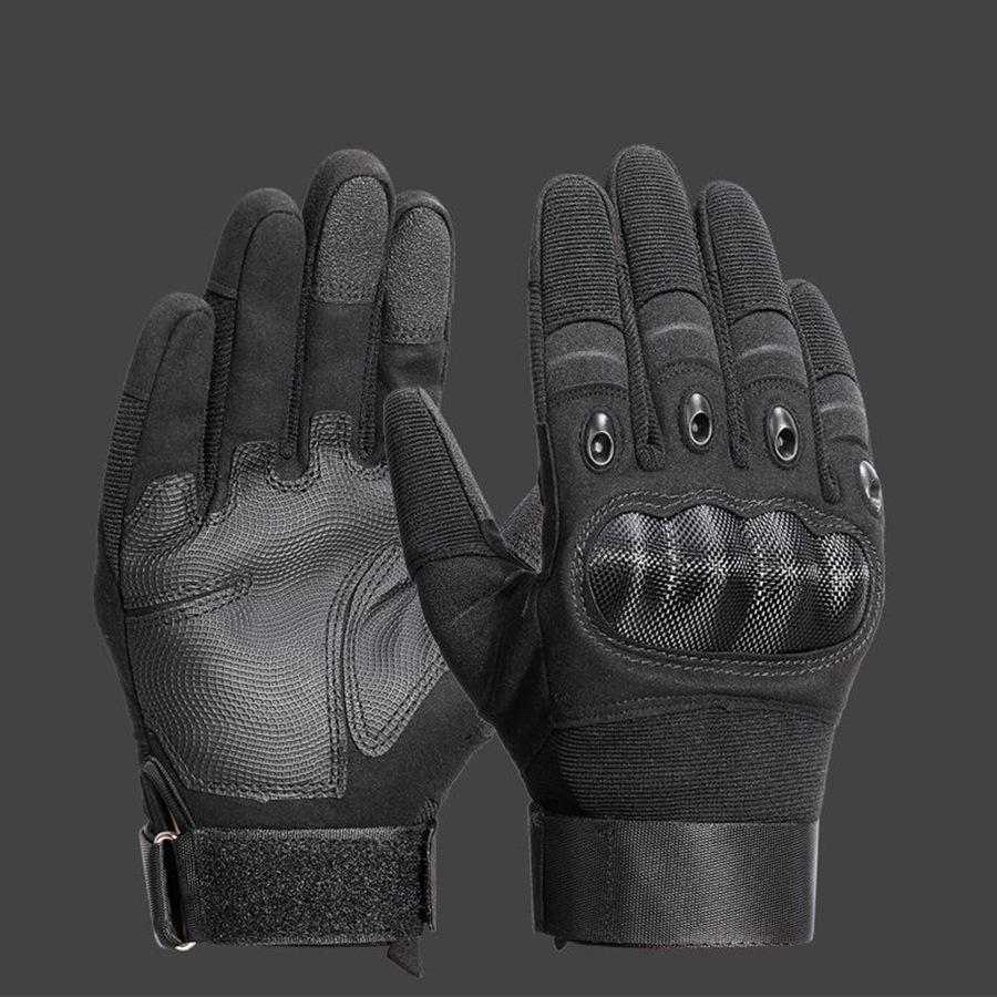 

Tactical Gloves Full Finger Outdoor Sports Mountaineering M чорний