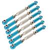 6 pcs 81mm   Aluminum Servo Links Tie Rod Set for RC Car Accessories
