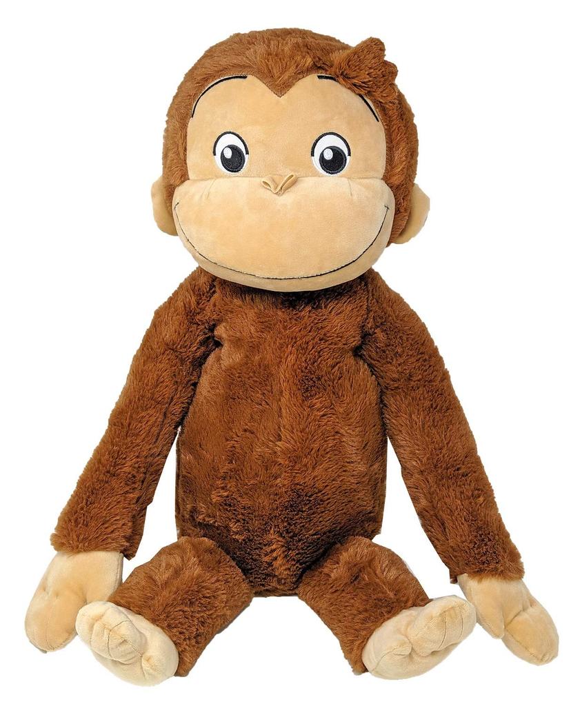 Sega Curious George Giga Jumbo Fluffy Plush Toy (Approx. 50cm in length)