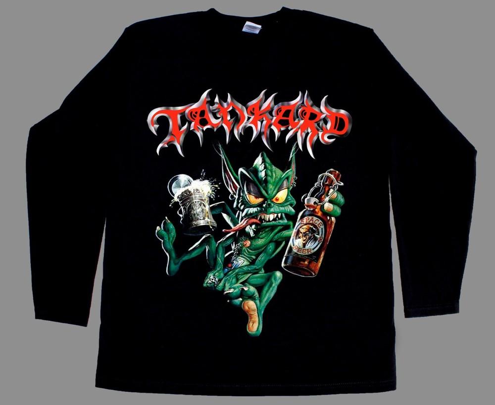 Tankard alien89 gerunisex thrash metal band alcohol beer trash black tshirt 345xl M