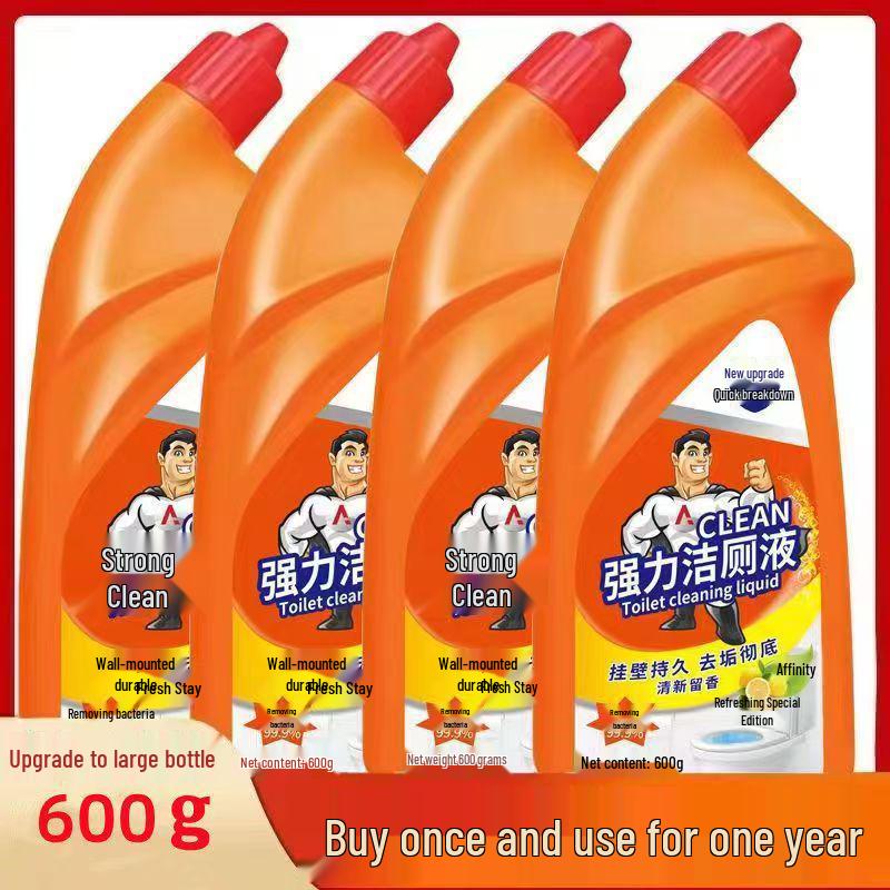 Mighty 84 Toilet Cleaner Deodorizer: Fresh Scent, Removes Yellow Stains Urine Scale