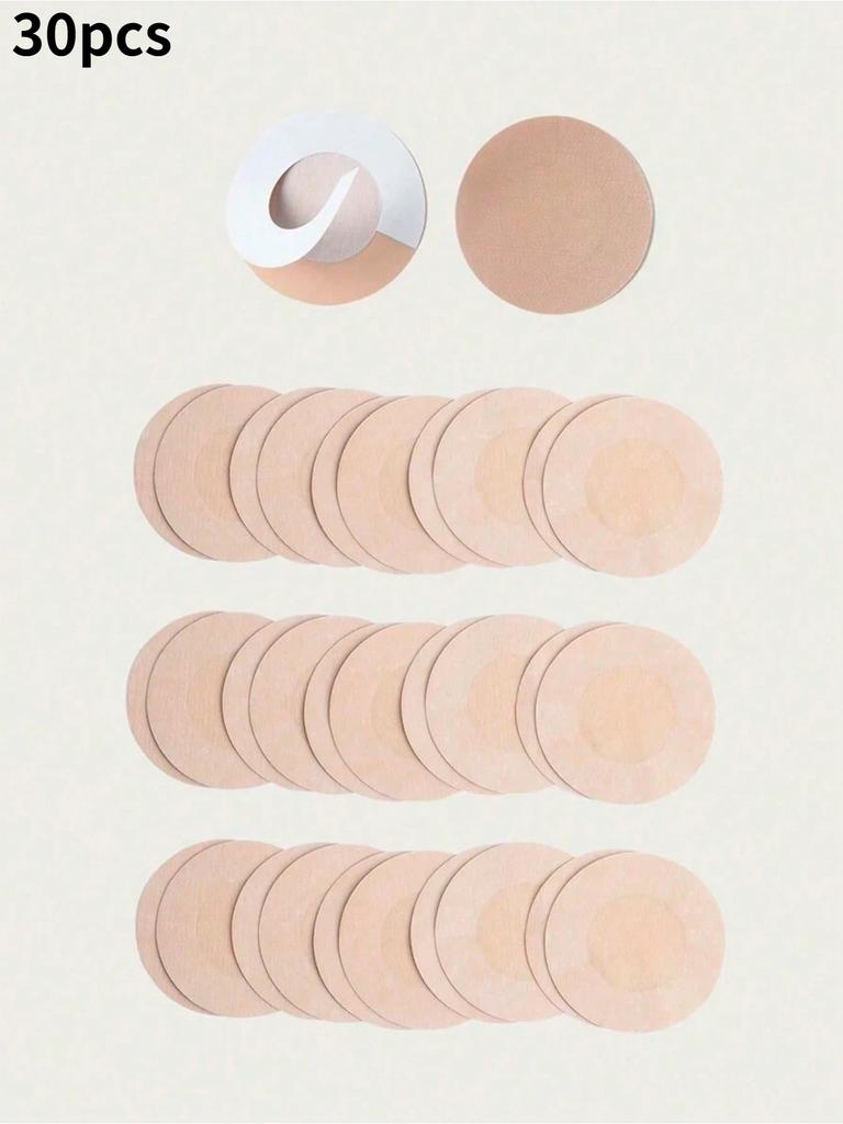 Invisible Nipple Covers with Disposable Nipple Pads,Breathable Self-Adhesive Bra Stickers,Seamless Women's Underwear Accessories