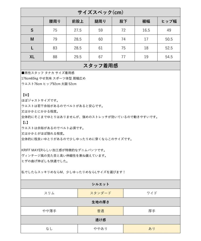 Cliff Mayer Jean Charcoal pour Homme 5 Poches, X-Large,