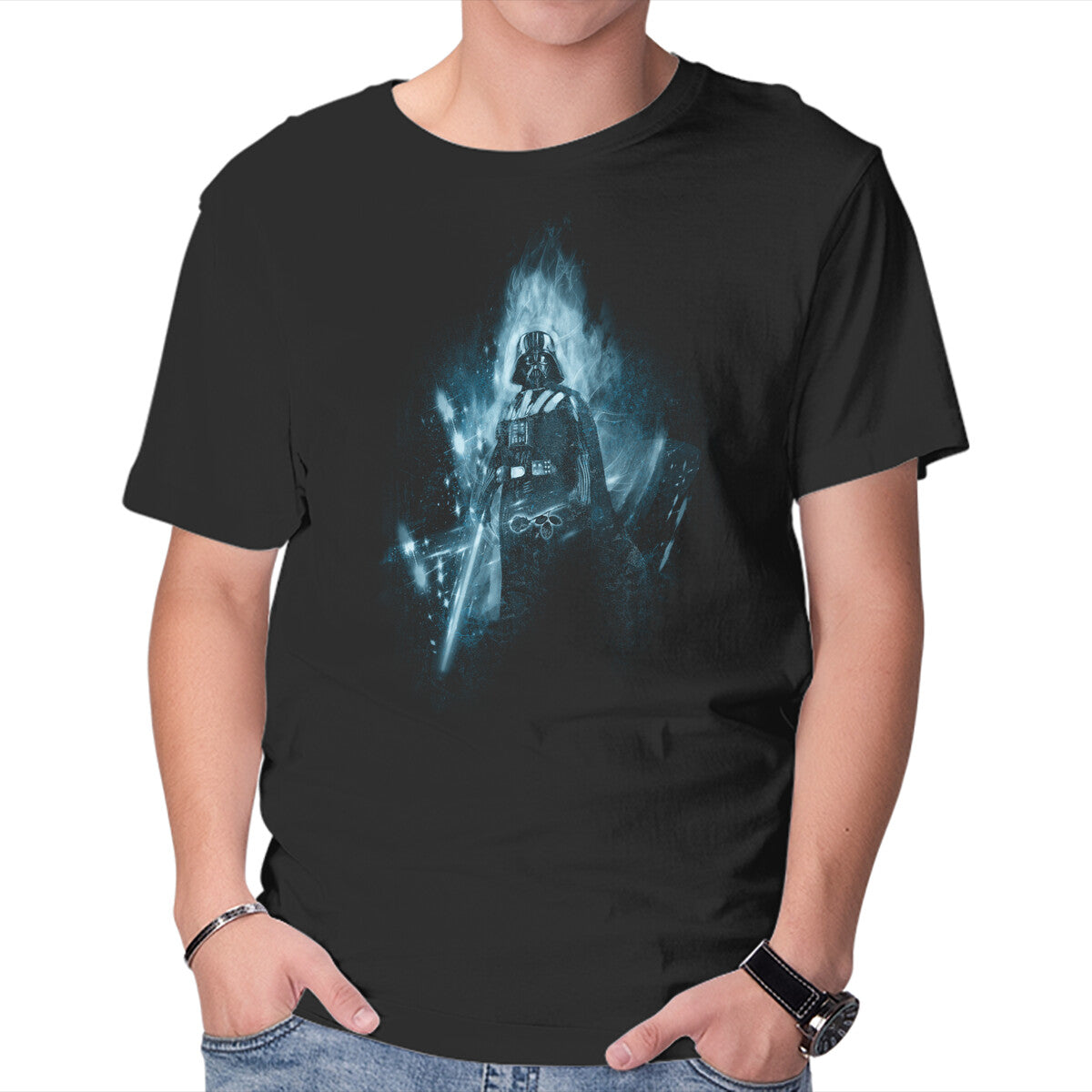 Unisex Crew Neck T-Shirt Dark Matador Graphic Short Sleeve Casual Tee S