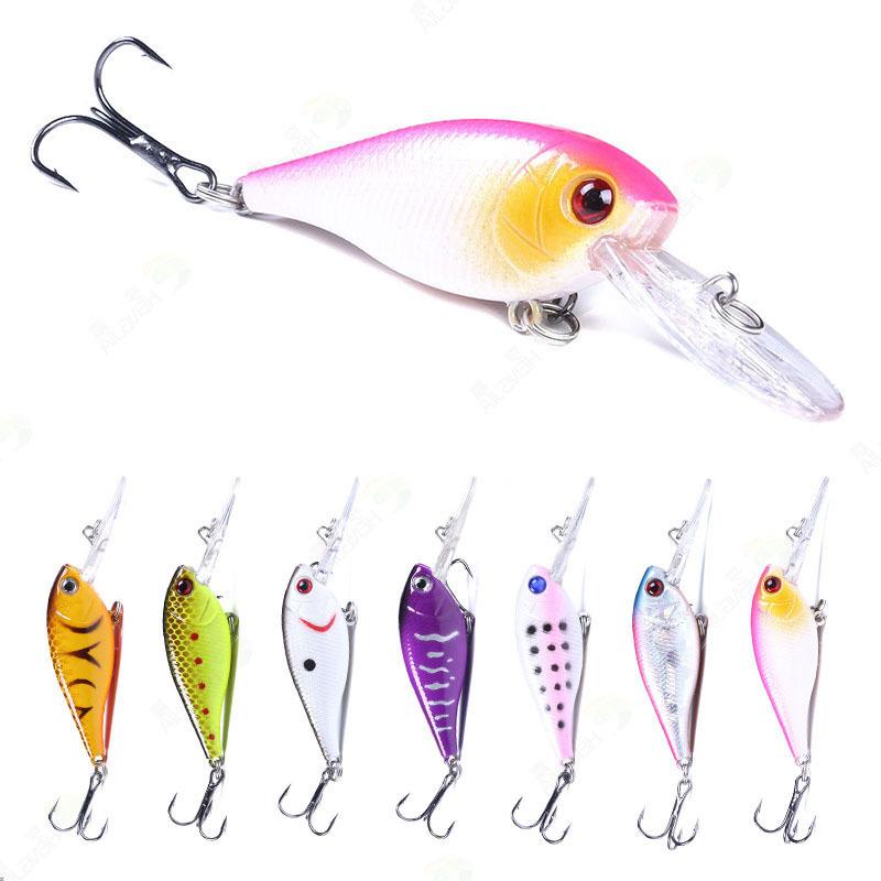 Lure Fishing Floating Minnow7g8cmLarge Tongue Board Diving Long Casting Bionic Bait Freshwater Sea Fishing Special for Bass and