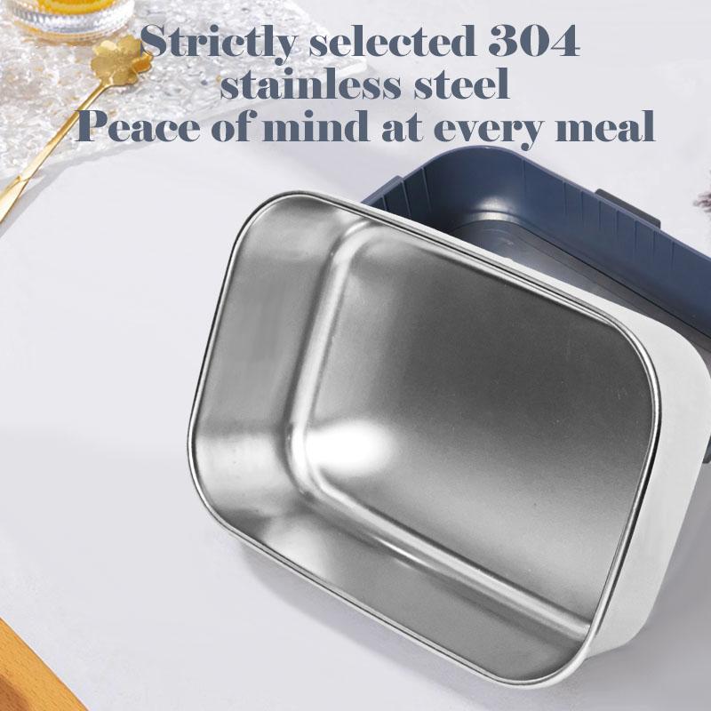 New 80W Car Electric Lunch Box Portable Heating Water Free Heating Insulated Lunch Box Household Car Electric Lunch Box.