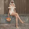 2026 European and American autumn new French design sense casual niche irregular suspender waist dress women