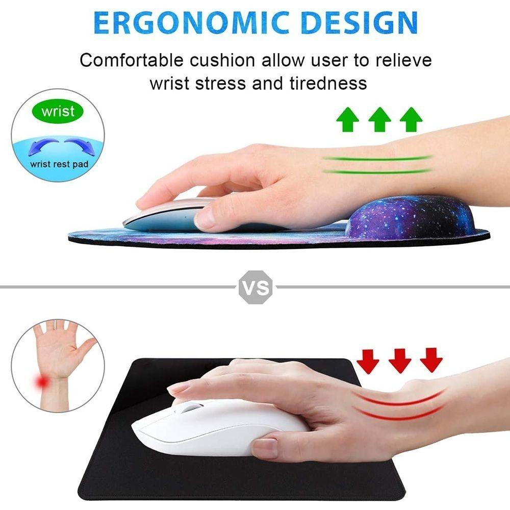 Non Slip Hand Support Mouse Mat Ergonomic Office Accessories Cartoon Wrist Rest Mousepad Office