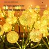 Solar Three-Head Dandelion Garden Stake Light