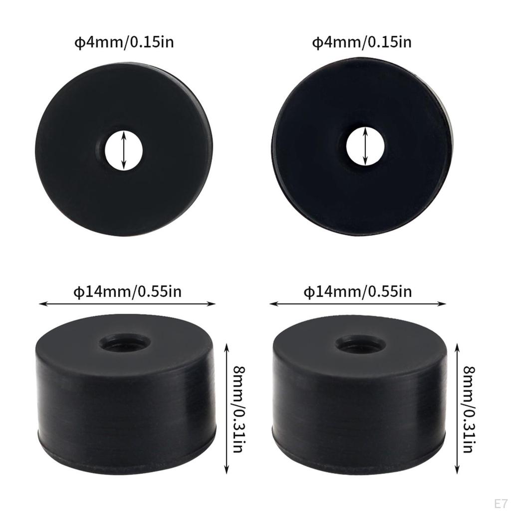 Rubber Column 3D Printer Heat Bed Leveling Parts Black for R2 Replace