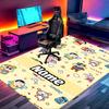 Custom Name Personalized Cartoon Comics Print Carpet, Versatile Home Decor Rug, for Playroom, Apartment, Balcony, Entryway, Hallway Gift