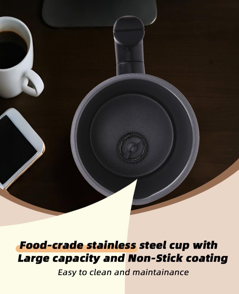 Vollautomatischer Milchaufschäumer: Multifunktionale elektrische Maschine für heiße und kalte Lattes und Kaffeeschaum