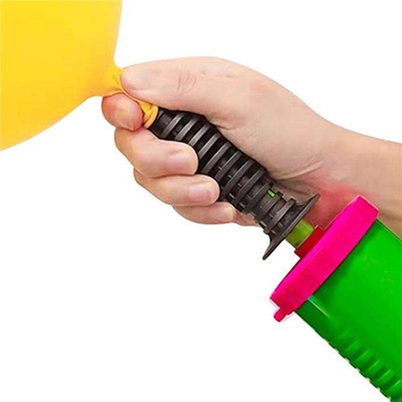 ABBP-Portable Hand-Push Balloon Inflator, Two-Way Double-Action Balloon Pump, Handheld Balloon Pump