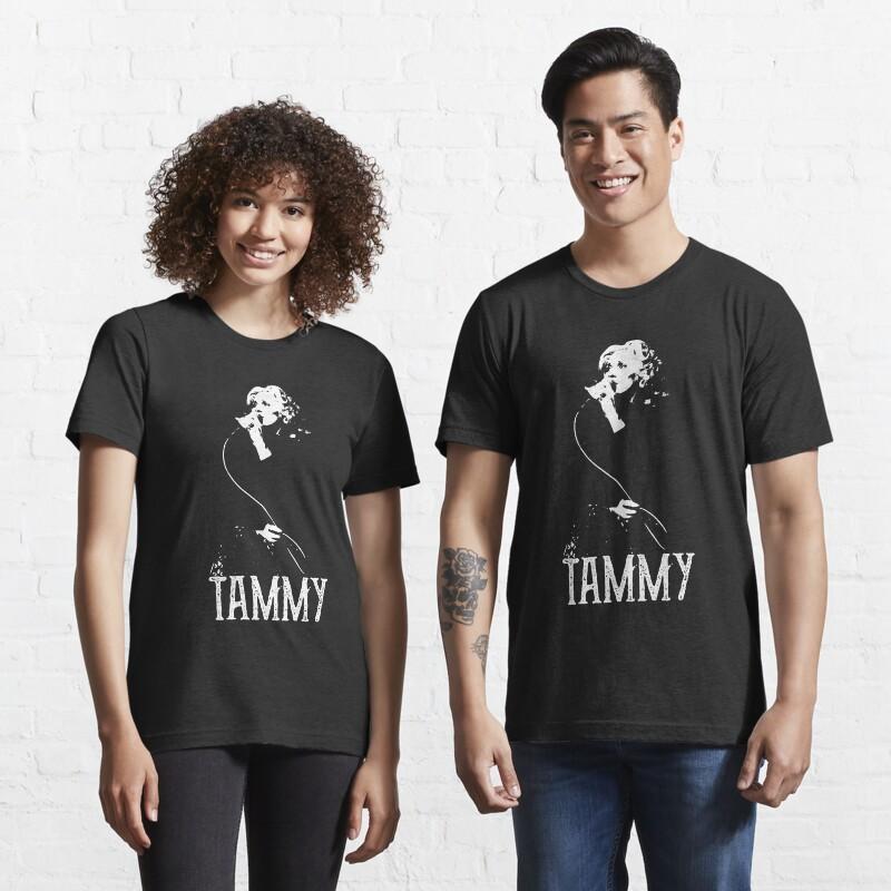 

Tammy White Stencil Casual T-Shirt