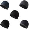 Men's Knitted Hat New Two Tone Straight Edge Hat Outdoor Casual Versatile Hat Warm Pullover Hat
