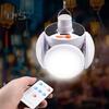 Faltbare Solarlampe mit Fernbedienung, 5 Modi, einstellbar, faltbare LED-Laterne mit Haken, wiederaufladbar über USB, wasserdicht, für Outdoor-Camping, zum Aufhängen, Solar