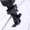 Black Hot Shoe Flash Umbrella Holder Light Stand Bracket For Photo Video Photography