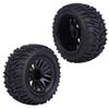 115mm 1 10 Remote Control RC Car Arrowhead Type Wheel Tire Replacement AccessoriesBlack