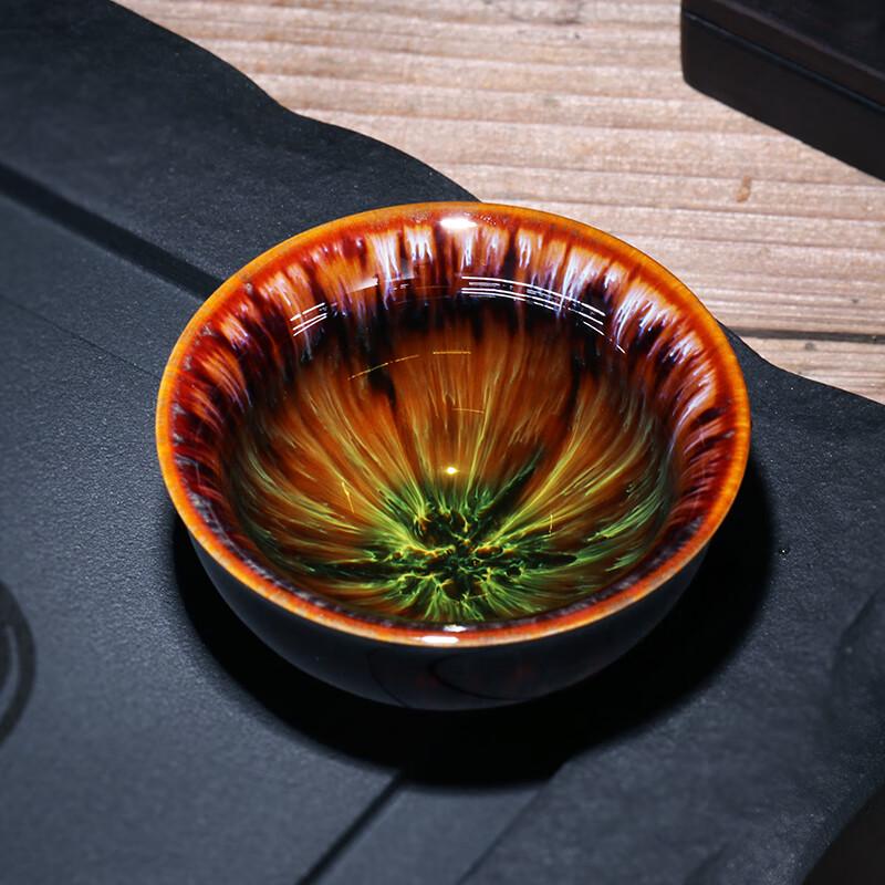 MULTIPOTENT Oil Spot Glaze Jianzhan Master Teacup Gift Set