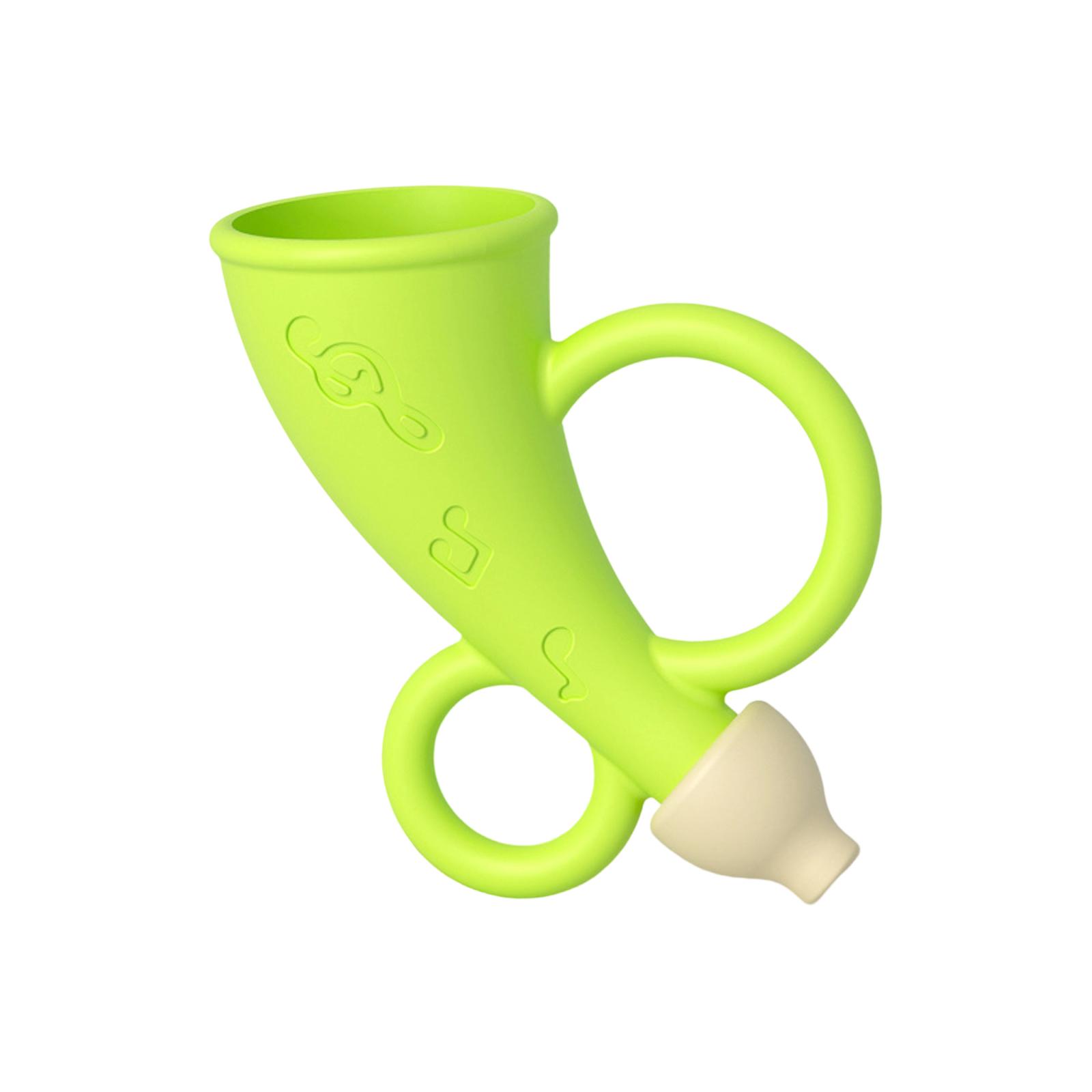 

Детская силиконовая дудка, игрушка-дудка, развивающее раннее образование, жевательная игрушка-музыкальный инструмент для малышей One Size