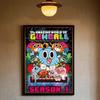 Fashion T-The Amazing World of Gumball Poster HD Art Sticky Wall Waterproof Home Living Room Bedroom Bar Aesthetic Decoration
