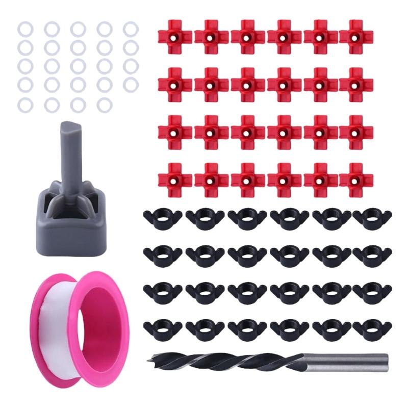 ABS Plastic Chicken Waterer With Stainless Steel Nipple Automatic Poultry Drinker For Coops Cage Leakproof