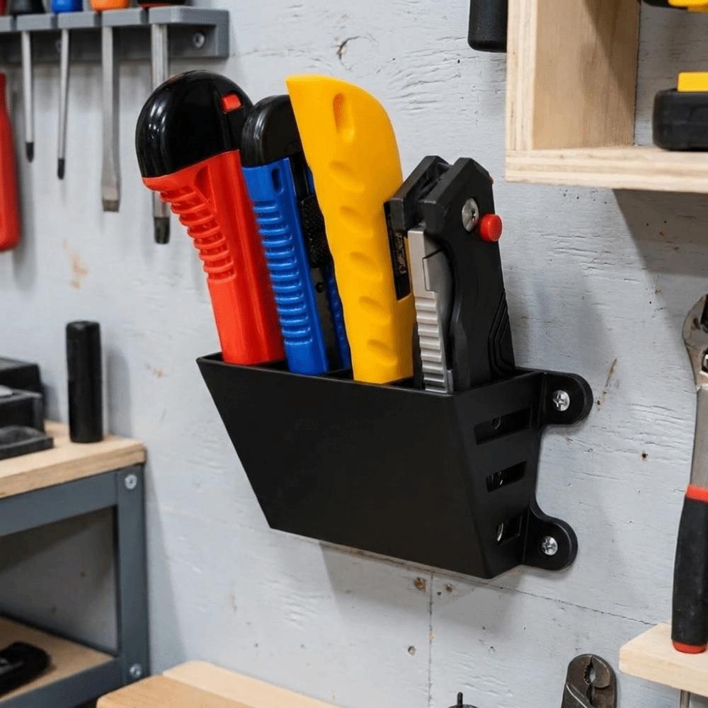 Plastic Workbench Wall Supply Holder 3D Printed Utility Storage Organizer  DIY Work Station