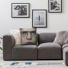 Federa Cuscino Quadrato Joe Bobble Head detto Dwight Poliestere Lino Velluto Stampata con Cerniera Federa Decorativa Copricuscino da Letto 18"