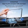 Car Wireless Charger Dual Coil Folding Screen Phone Fast Charging Car Phone Holder Wireless Charging Bracket