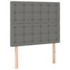 VidaXL Bed Frame with Headboard Dark Grey 80x200 Cm Fabric3125334