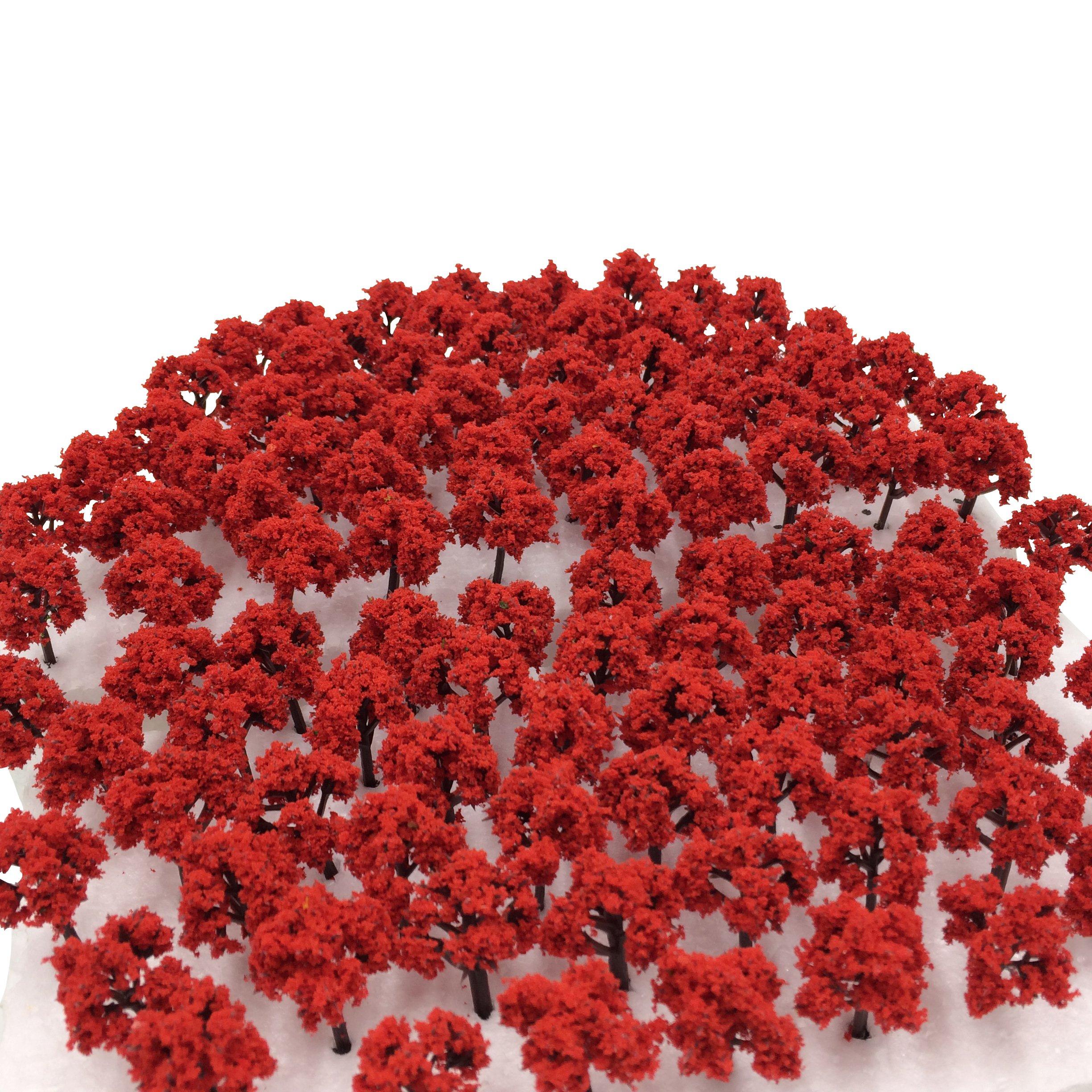 

DauStage Лес для N Gauge и Архитектурный Доступен в 50 или 100 цветах 100 Деревьев, 3см, Диорамы, Железные дороги, Модели, (18, Красный, Штук)