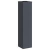 Solar LED Path Light 2 Pcs Anthracite Cold Rolled Steel