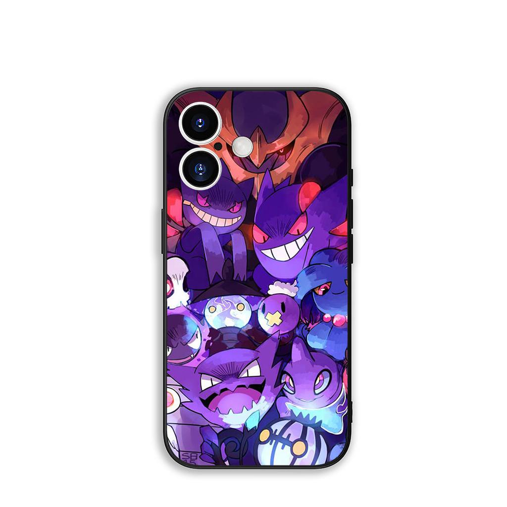 for Samsung Galaxy A07 A13 A12 A23 A42 A50 A51 A52 A53 A70 A71 A72 A21S A04 Note 20 9 8 10 Case P-Pokemon GO Gengar P-Pikachu
